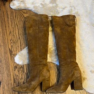 Vince Camuto to the knee suede boots